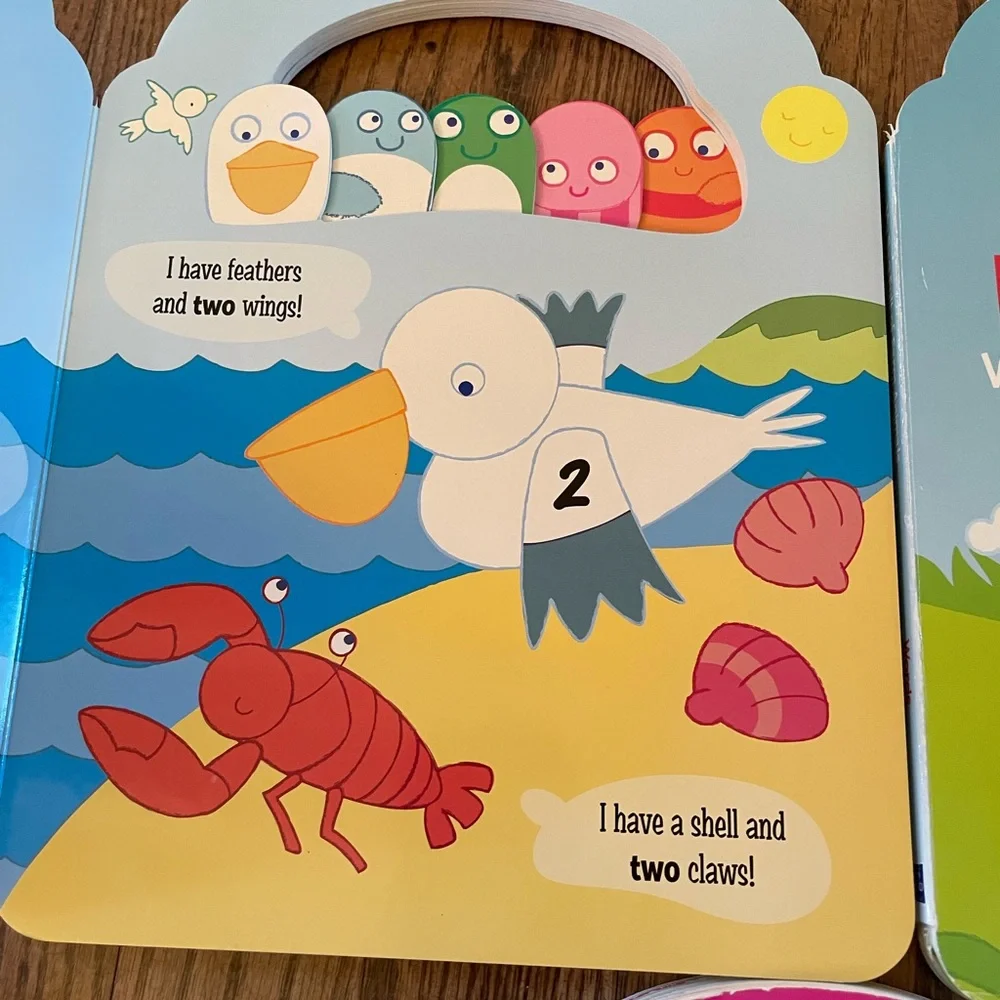 Kids Learning Toys Interactive Baby Toddler Board Books Bundle of 3